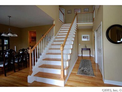 Foyer. This grand entry way, with gleaming hardwoods,  will greet you and your guests.