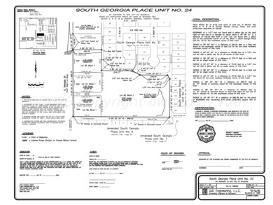 South Georgia Unit No 43 Plat with Lot A