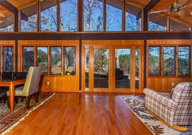 Glassed-in dining & sitting room