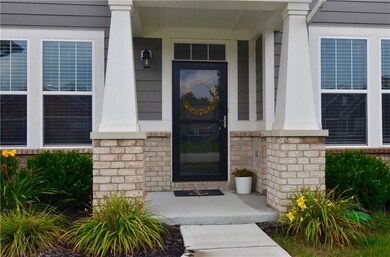 Inviting front porch