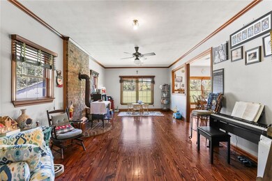open concept living with den/informal living room 