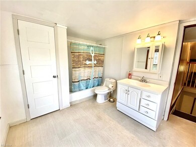 Large updated bathroom on the second floor, door o