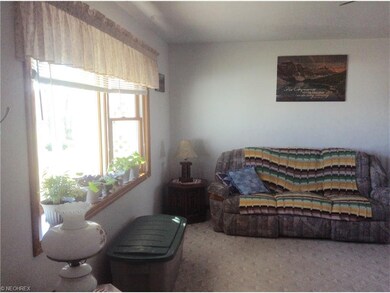 Living room with bay window