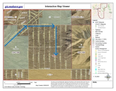Map / location with property parcel outlined
