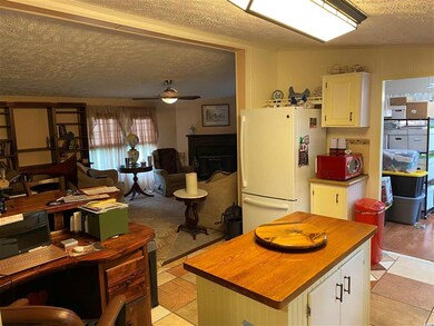 View toward fireplace