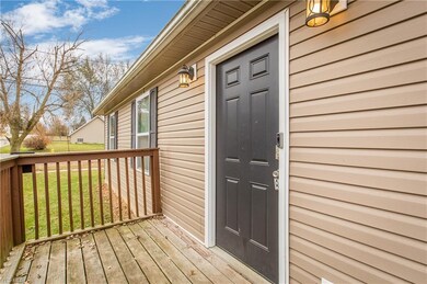 Entrance from the front porch