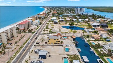 Aerial view looking North from the lot.