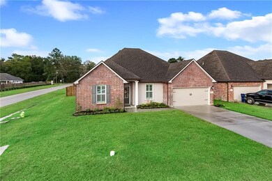 House is on a corner lot.