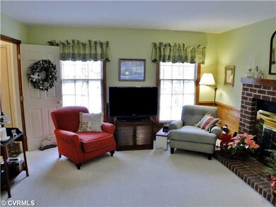 Den/Family/Great Room - Cozy Family Room with Bric
