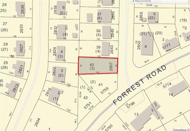 Map of parcels
