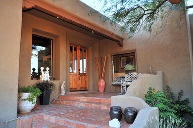 Inviting Courtyard Entrance