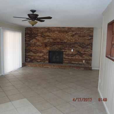fireplace and family room