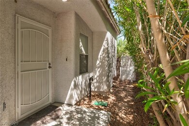 Front entrance and access to backyard.