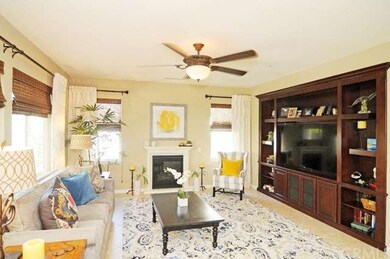 Family room with custom built in Media Center