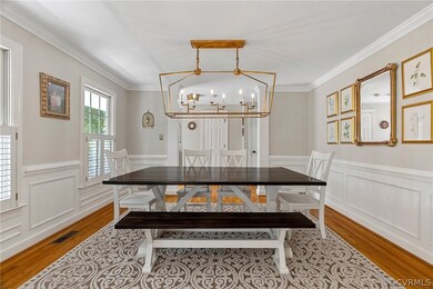 View of the formal sitting room looking back towar