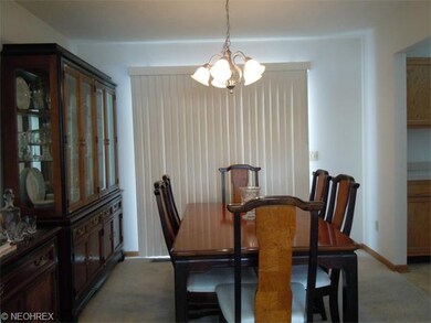 Another view of Dining Room with slider to backyar