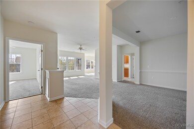 Inviting entry foyer with coat closet and LARGE st