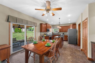 Enjoy casual dining in the breakfast room with a s