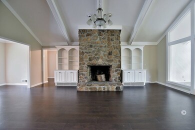 STONE FIREPLACE IN GREAT ROOM