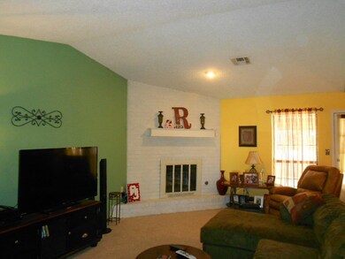 Living view 2, Fireplace