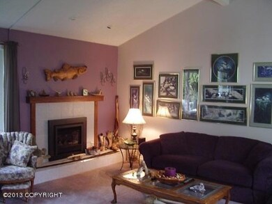 Step down living room/vaulted ceiling