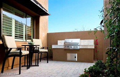 Courtyard with pavers and optional gril