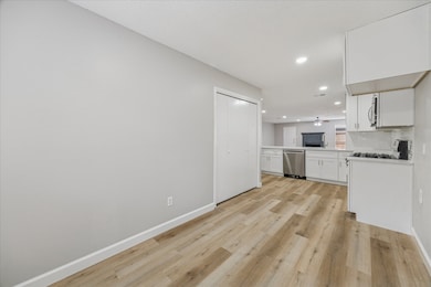 Looking towards the kitchen area from breakfast/ dining area.