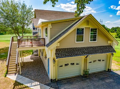 Garage and 2nd unit deck