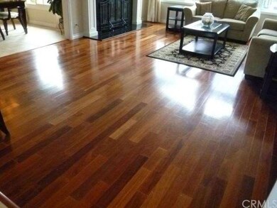 Santos Mahogany Wood Flooring gleams and shines.
