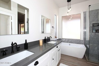 Master Bath well appointed