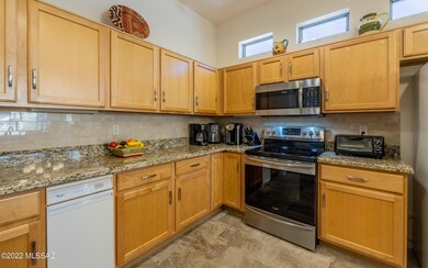 gorgeous granite and new stove