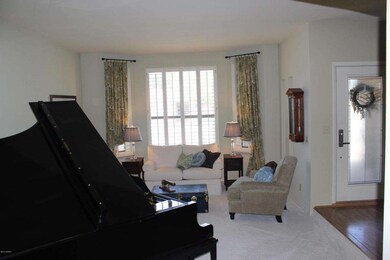 Living room & front door