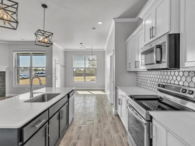 Kitchen featuring white cabinetry, a healthy amoun