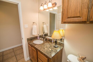 Half bath downstairs.