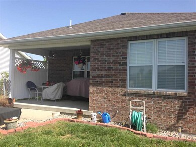 Rear view of house