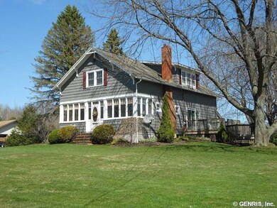 Exterior Front. South side of home with large deck