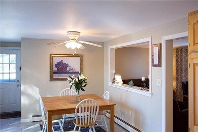View of informal dining area in...