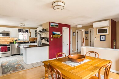 The dining area is open to the kitchen giving this room a bright and airy feel. The closet located directly off the hallway is currently being used as a pantry, keeping those extra kitchen items close at hand.