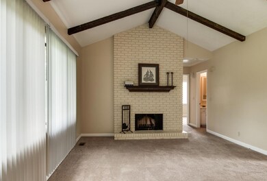 These homes have stood the test of time with the openness created by the vaulted ceilings & beams, love the wood-burning fireplae