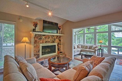 cozy fireplace in LR