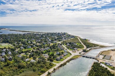 Aerial view of most of Weekapaug. See Fenway Beach