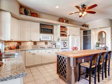 Kitchen. Open, light and airy kitchen with huge bu