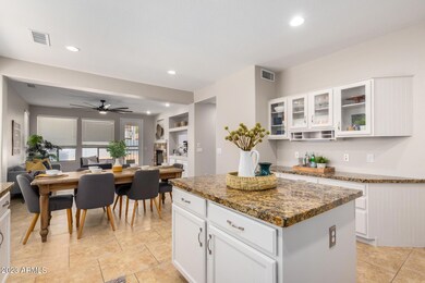 kitchen overlooking great room