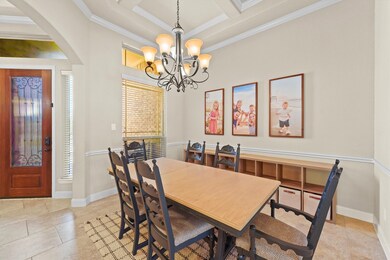 Imagine the holiday dinners and celebrations you'll host in the Formal Dining Room. Notice the tray ceiling, chair rail and transom windows that allow light to illuminate the space.