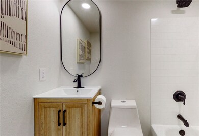 Updated full bath.