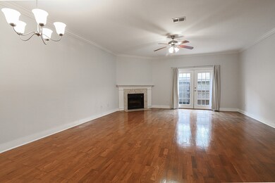 Great open living and dining area.