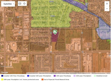 showing one of 2 lots for sale and outside of flood zone