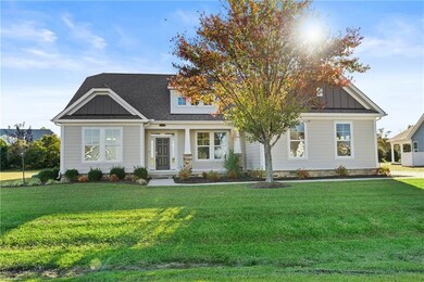 Spacious front yard