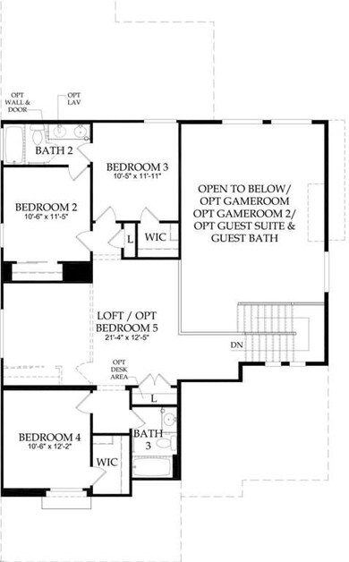 Floor Plan - Second Floor
