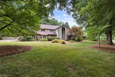 Home sits on a prime corner lot.